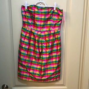 Size 6 Neon Jennifer Reale Design Strapless Dress